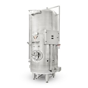 Cuves fermées en acier inoxydable pour fermentation et stockage