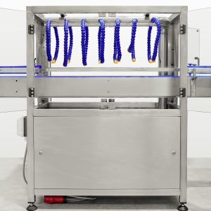 Sécheuse de bouteilles à air soufflé complète